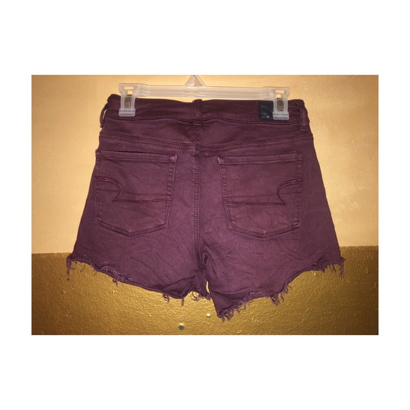Plum colored American eagle shorts - Picture 2 of 2